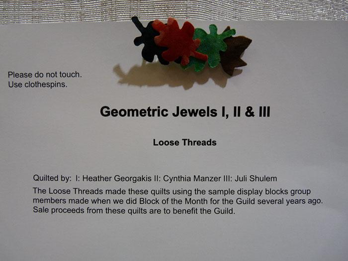 Loose Threads Geometric Jewels